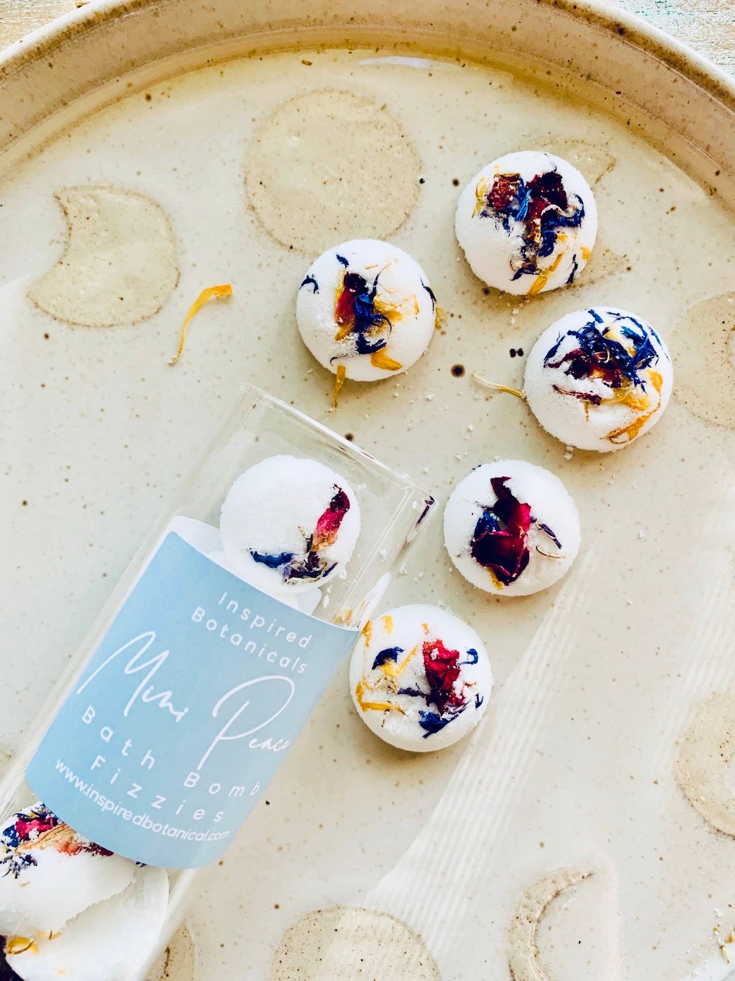 Mini Peace Bath Bomb Fizzies