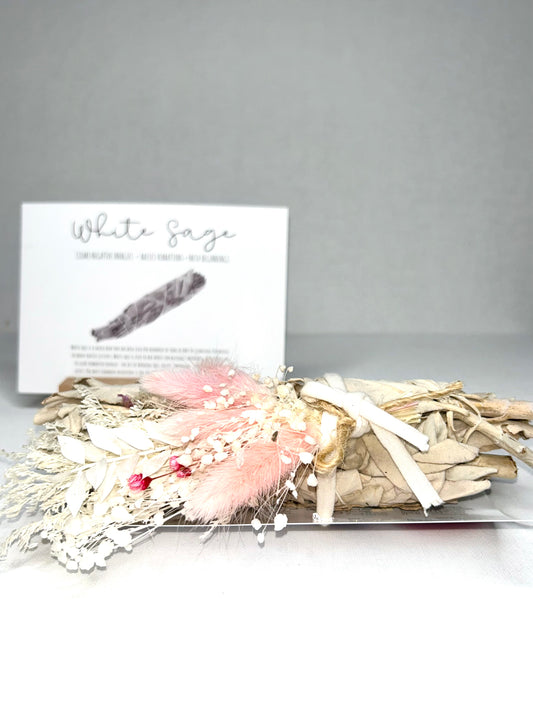 Large Botanical Sage Stick-Pastel
